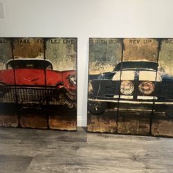 Classic Car wall canvas