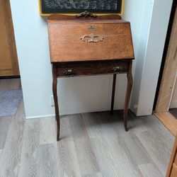 Heirloom Oak Drop Down Desk