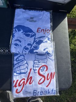 Enjoy Cough Syrup Breakfast of Champions Tee