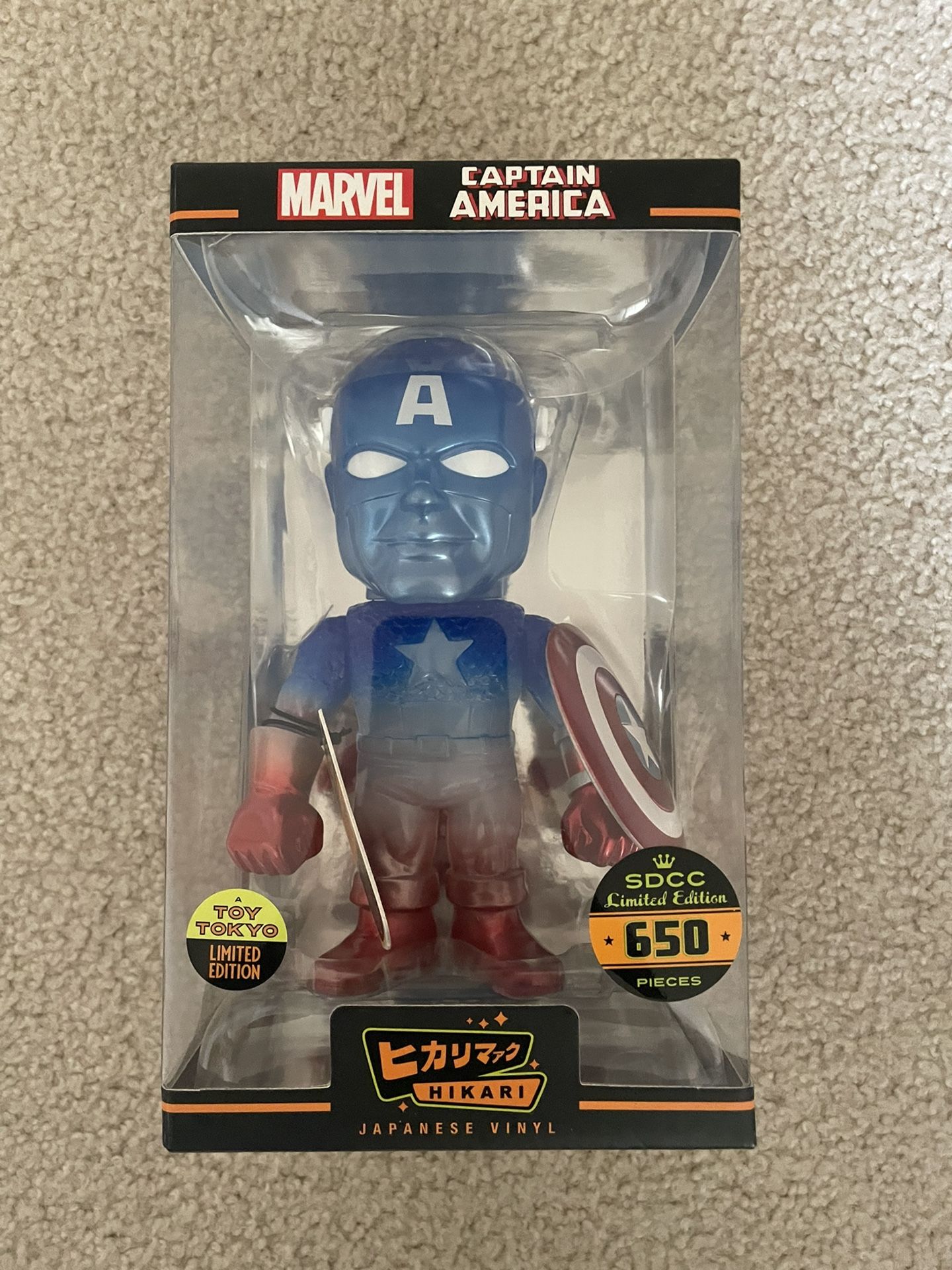 Captain America funko Hikari Vinyl Figure 650 Pieces Toy Tokyo