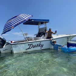 1986 Dusky Open Fisherman 23’3” Runs Very Good 