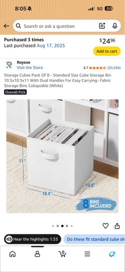 White bins (x15) - $2 each