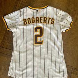 San Diego Padres Womens Xander Bogaerts Authentic Jersey Size Small- NWOT