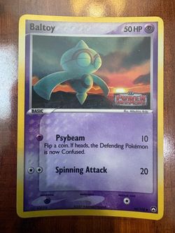 Pokemon Baltoy 44/108 Power Keepers Vintage Reverse Holo Common 2007 LP/NM