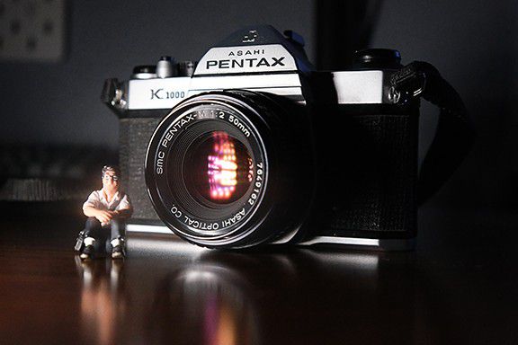 Pentax K1000 SLR Camera w/ 50mm Lens