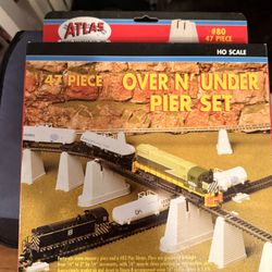 Atlas Model Railroad Over N Under Pier Set