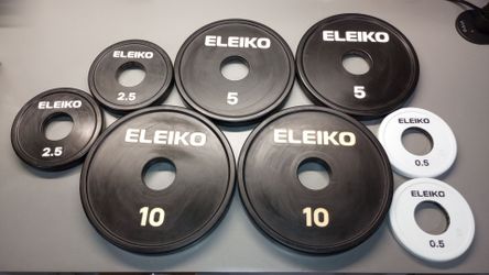 Eleiko LB Change Plate Set 10-5-2.5 + 0.5kg