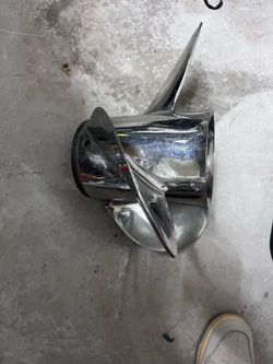 Stiletto 3-Blade Stainless Steel Boat Propeller