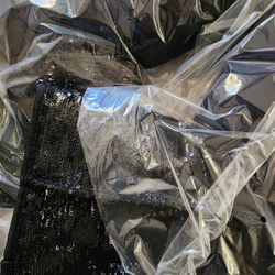 Black Boota Wirh Back Seqins 