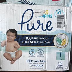 Size 1 Pampers Pure Diapers