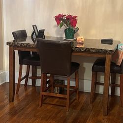 48 Inch Modern Style Brown Wooden Dining Table $250 OBO