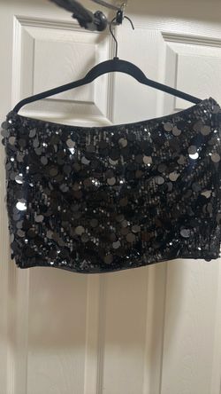 Cute Black 20s style high skirt sqorts xl