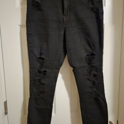 Rue 21 Curvy Jeggings High rise jeans size 8 Black 