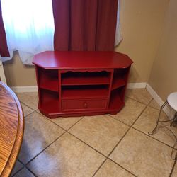 Small TV Stand$75.00 Red Sabby Chic