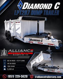 Diamond C Dump Trailer 