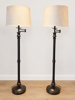 Set of 2 Matching Floor Lamps
