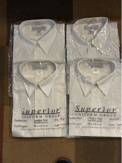 White Dress / Uniform Men’s shirts Xl