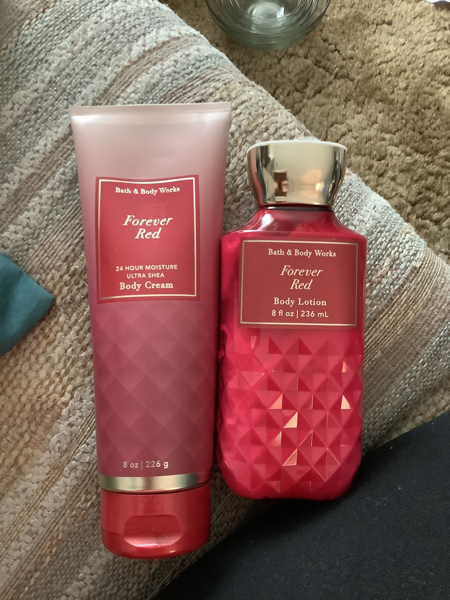 Bath And Body Works Forever Red Lotion And Shea Body Cream