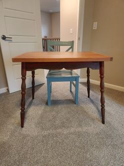 Antique Table & Chair