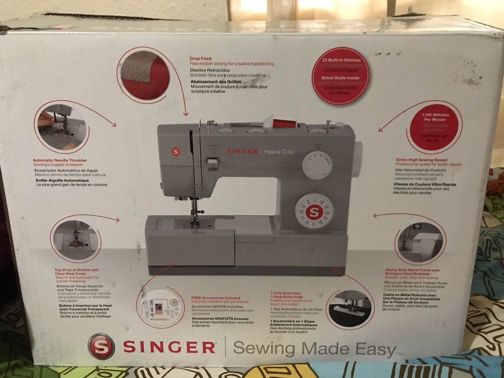 Sinner Heavy Duty Sewing Machine (4452) for Sale in Philadelphia, PA -  OfferUp