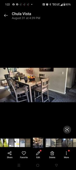 Dining table 4 chairs