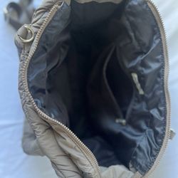 Thirty Years Drift Tote – Clay Brown Quilted Puffer Bag