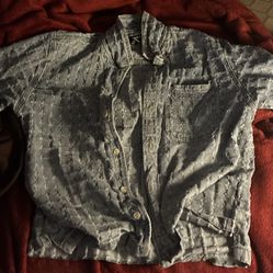  Forever 21 Blue Jean Flannel