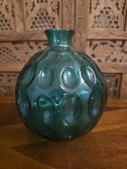 VivaTerra Dimpled Glass Vase
