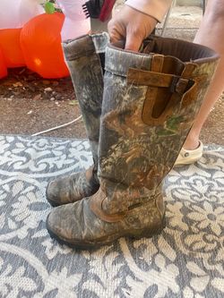 Rocky Tall Camo Hunting Snake Boots