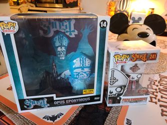 Ghost Funko Pop Bundle Opus Eponymous Album And Papa Emeritus I