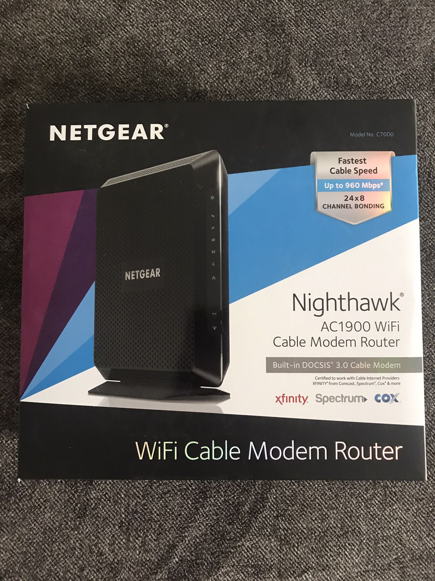 Netgear Nighthawk AC1900 WiFi Cable Modem/Router
