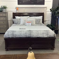 King Sleigh Bed Frame Porter Collection Ashley Furniture 
