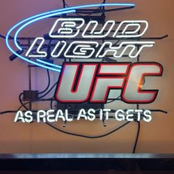 UFC bud Light Sign