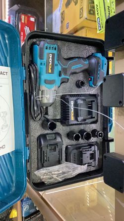 SPICMOMO Brushless Cordless Impact Wrench Kit