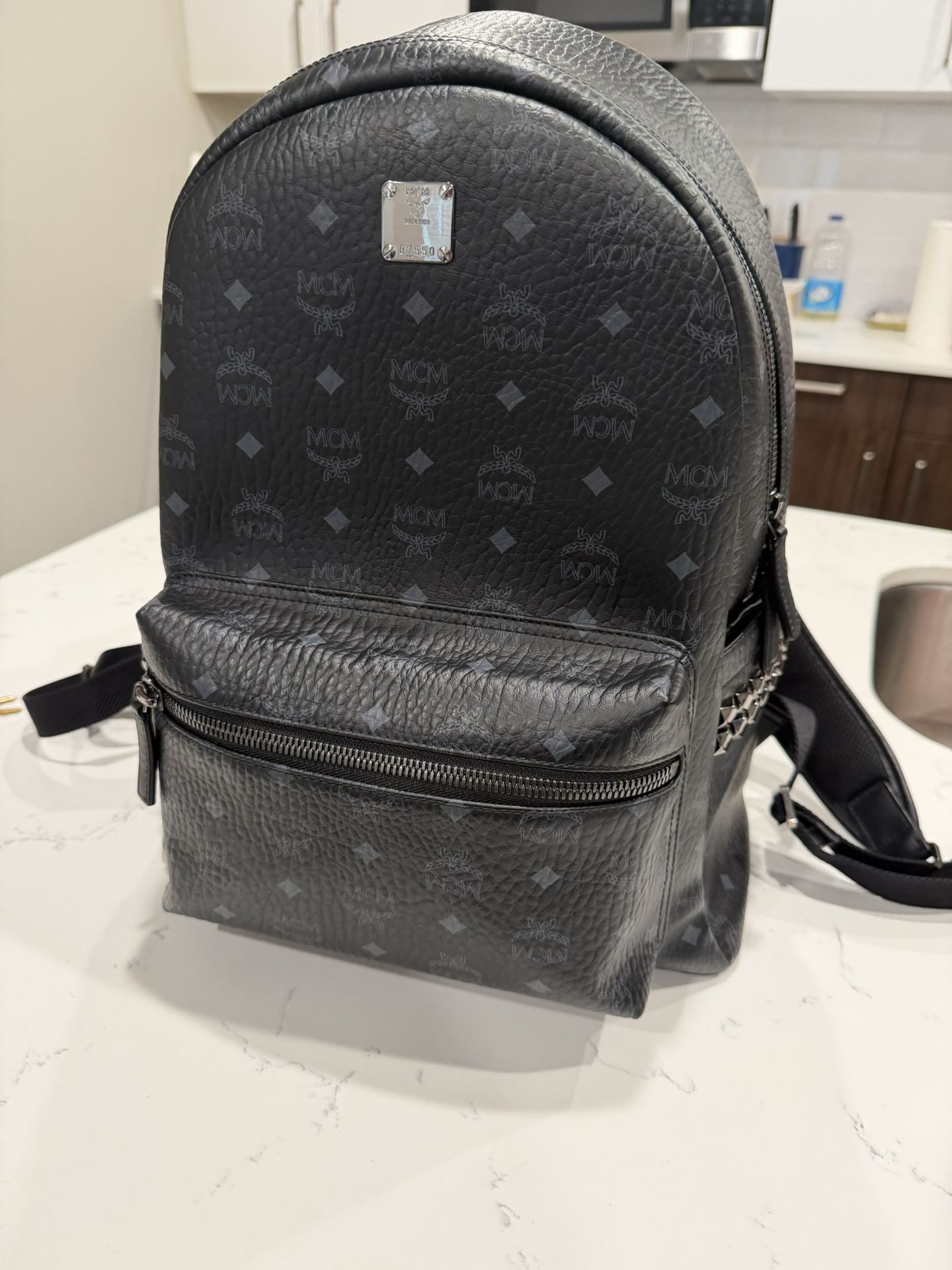 Black MCM Backpack