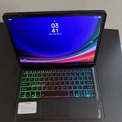 Samsung Galaxy Tab S9+ w/ S Pen + Light-Up Keyboard – Excellent Condition!