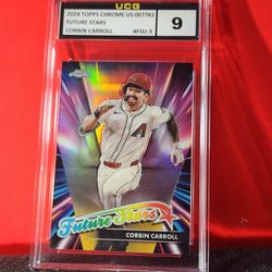2024 Topps Chrome Update - Future Stars Corbin Carroll #FSU-3 Diamondbacks UCG MINT 9
