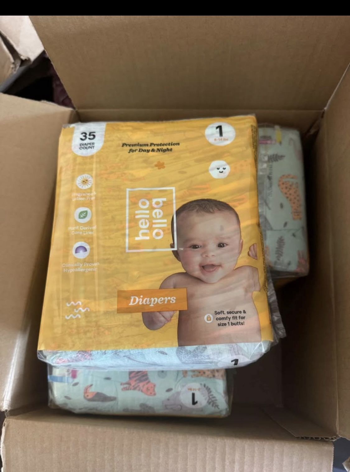 Hello Bello Diaper size 1 5 Packs Each Pack 35 diapers total 175