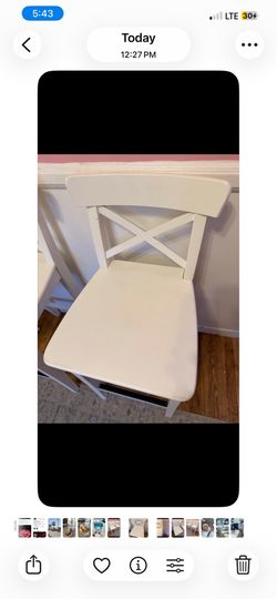 High chair for bars and islands set of 2