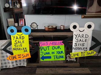 Yard sale 5115 Noseler dr
