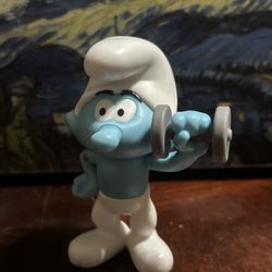 Hefty Smurf Burger King Kids Meal Smurfs Toy 2025 Smurf
