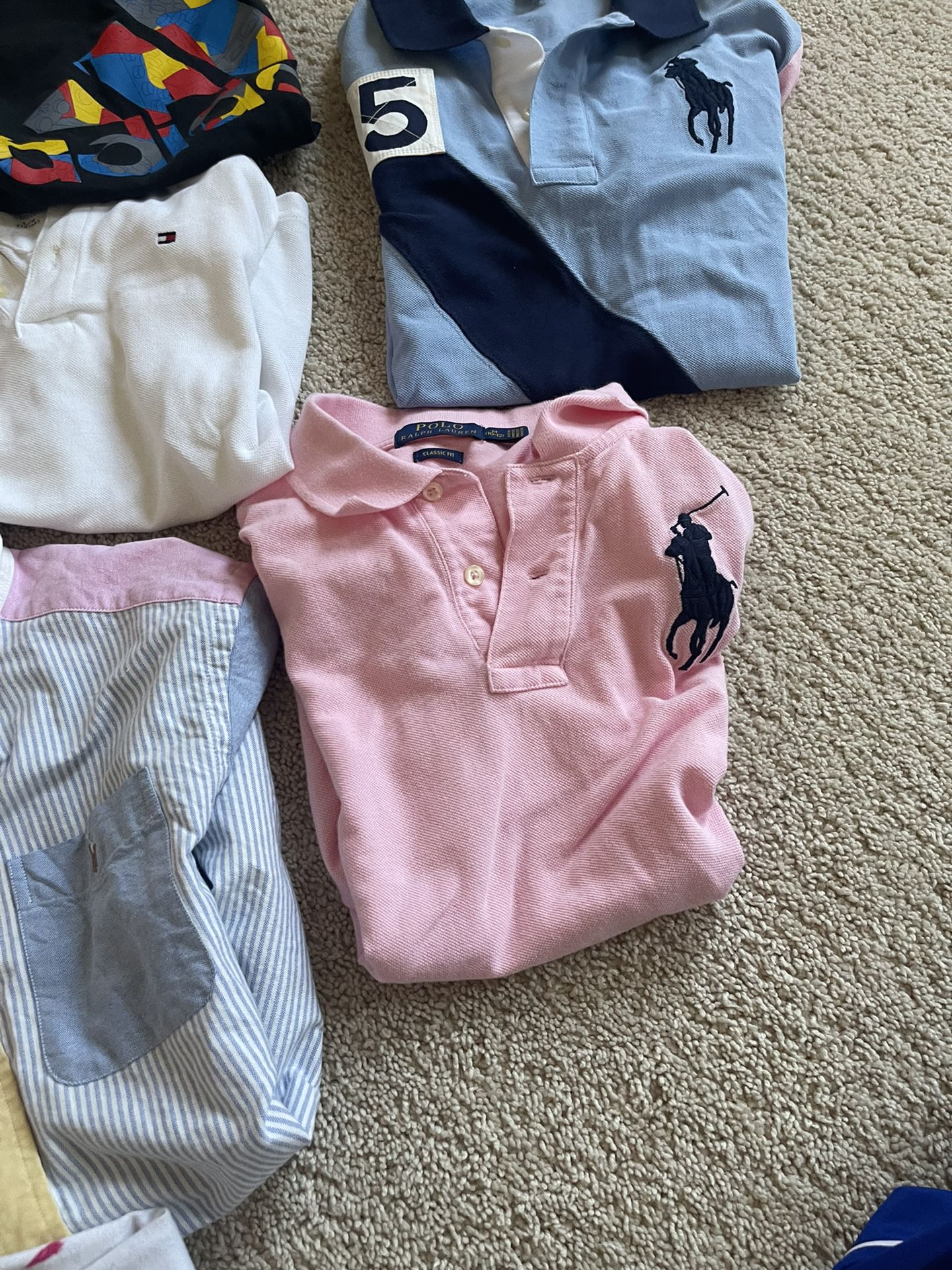 Ralph Lauren Polo And Tommy T Shirts Size 12  And 14-16