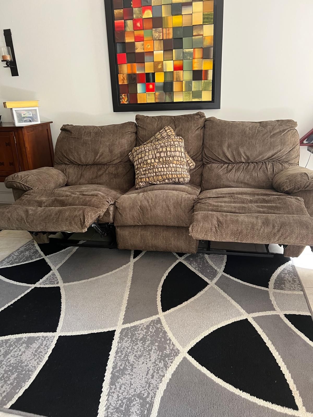 Recliner 3 Seat Sofa