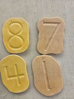 Feels-Write Number Stones