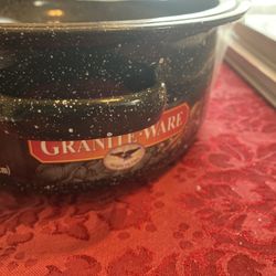 Granite-Ware Covered Oval Roaster Pan