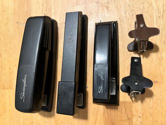 3 -Swingline Staplers and 2 Staple Removers