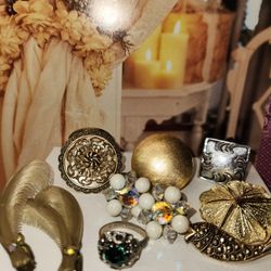 #2380, ART NOUVEAU, SIGNED  GERMANY  IMPRESSIVE LOT. 8 ITEMS. 