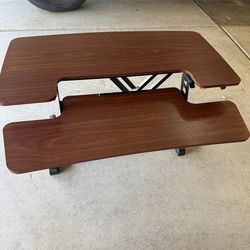 Desk Converter - Wood Look