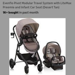   Used Stroller, bassinet Combo - $150