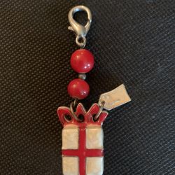 Vintage Nordstrom Enamel Keychain Clip